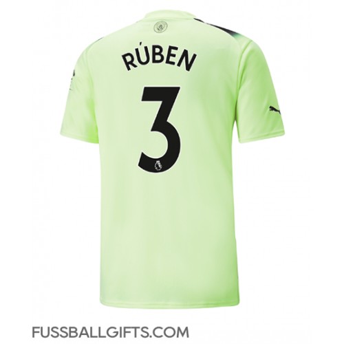 Manchester City Ruben Dias #3 Fußballbekleidung 3rd trikot 2022-23 Kurzarm
